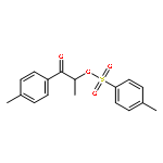 1-Propanone, 1-(4-methylphenyl)-2-[[(4-methylphenyl)sulfonyl]oxy]-