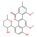 6H-Benzo[d]naphtho[1,2-b]pyran-6-one,1-hydroxy-10,12-dimethoxy-8-methyl-