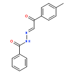 Benzoic acid, [2-(4-methylphenyl)-2-oxoethylidene]hydrazide