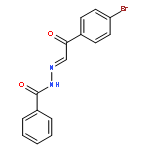 Benzoic acid, [2-(4-bromophenyl)-2-oxoethylidene]hydrazide