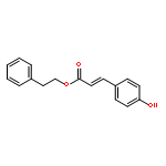 2-Propenoic acid, 3-(4-hydroxyphenyl)-, 2-phenylethyl ester, (2E)-