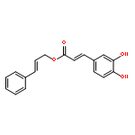 2-Propenoic acid, 3-(3,4-dihydroxyphenyl)-, 3-phenyl-2-propenyl ester