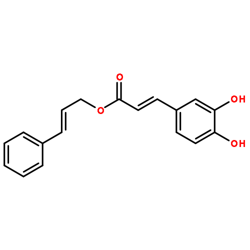 2-Propenoic acid, 3-(3,4-dihydroxyphenyl)-, 3-phenyl-2-propenyl ester