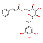 1-O-galloyl-6-O-cinnamoyl-beta-D-glucose