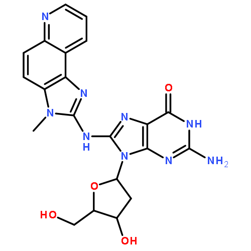 Guanosine,2'-deoxy-8-[(3-methyl-3H-imidazo[4,5-f]quinolin-2-yl)amino]-