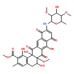 Benzo[a]naphthacene-2-carboxylicacid, 11-[(6-deoxy-2,4-di-O-methyl-b-L-mannopyranosyl)amino]-5,6,6a,7,9,12,14,14a-octahydro-1,6,8,14a-tetrahydroxy-6a-methoxy-3-methyl-7,9,12,14-tetraoxo-,methyl ester, (6a,6ab,14ab)-