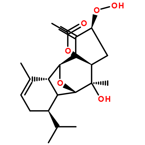 5,12-Epoxybenzocyclodecene-6,7-diol,3,4,4a,5,6,7,8,9,10,11,12,12a-dodecahydro-9-hydroperoxy-1,6-dimethyl-10-methylene-4-(1-methylethyl)-,7-acetate, (4R,4aR,5R,6R,7S,9S,12R,12aR)-