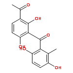 Ethanone,1-[3-(3,6-dihydroxy-2-methylbenzoyl)-2,4-dihydroxyphenyl]-