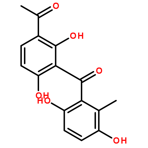 Ethanone,1-[3-(3,6-dihydroxy-2-methylbenzoyl)-2,4-dihydroxyphenyl]-