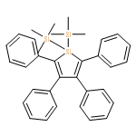 Silacyclopenta-2,4-diene, 2,3,4,5-tetraphenyl-1,1-bis(trimethylsilyl)-