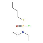 Phosphoramidochloridothioic acid, diethyl-, S-butyl ester