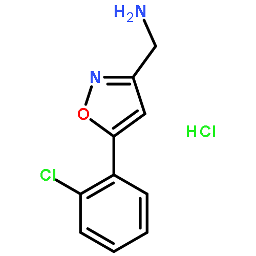 1-[5-(2-CHLOROPHENYL)-1,2-OXAZOL-3-YL]METHANAMINE HYDROCHLORIDE (1:1)