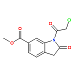 1-(2-chloroacetyl)-2-oxo-2,3-dihydro-1H-indole-6-carboxylic acid methyl ester