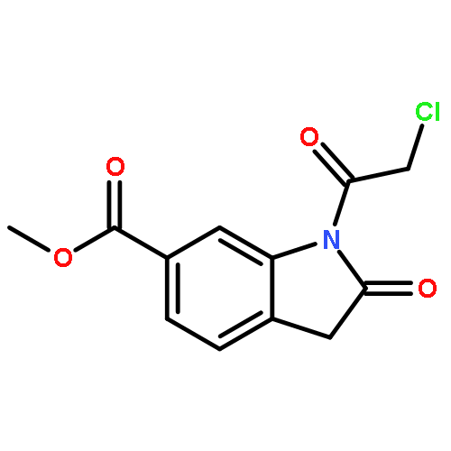 1-(2-chloroacetyl)-2-oxo-2,3-dihydro-1H-indole-6-carboxylic acid methyl ester