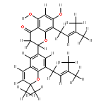 (2S)-5,7-dihydroxy-3',8-di(3-methyl-2-enyl)-2'',2''-dimethylpyrano[5'',6'':5',4']flavanone