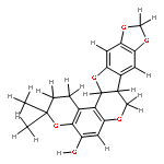 3-hydroxy-8,9-methylenedioxy-[2',2'-dimethyl-3',4'-dihydropyrano-(5',6':1,2)][6aR,11aR]pterocarpan