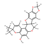 3-hydroxy-8,9-methylenedioxy-2',2'-dimethyl-pyrano-(5',6':1,2)[6aR,11aR]pterocarpan