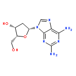 9H-Purine-2,6-diamine,9-(2-deoxy-b-D-threo-pentofuranosyl)-