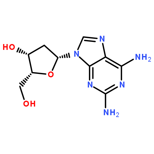 9H-Purine-2,6-diamine,9-(2-deoxy-b-D-threo-pentofuranosyl)-