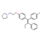 (E)-1-(2-(4-(1-(4-Iodophenyl)-2-phenylbut-1-en-1-yl)phenoxy)ethyl)pyrrolidine