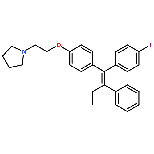 (E)-1-(2-(4-(1-(4-Iodophenyl)-2-phenylbut-1-en-1-yl)phenoxy)ethyl)pyrrolidine