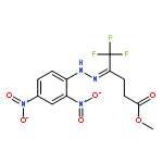 Methyl 4-(2-(2,4-dinitrophenyl)hydrazono)-5,5,5-trifluoropentanoate