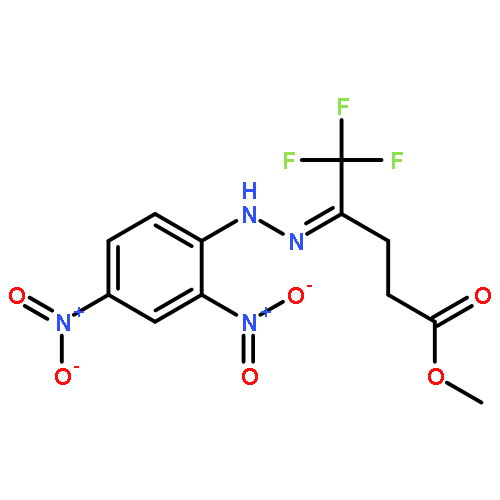 Methyl 4-(2-(2,4-dinitrophenyl)hydrazono)-5,5,5-trifluoropentanoate