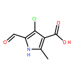 4-chloro-5-formyl-2-methyl-1H-Pyrrole-3-carboxylic acid