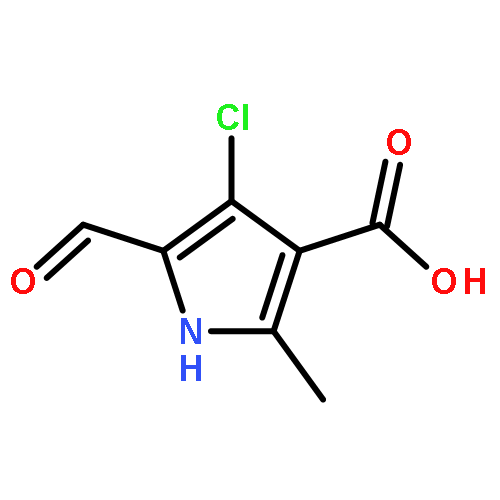 4-chloro-5-formyl-2-methyl-1H-Pyrrole-3-carboxylic acid