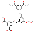 tetramethyl 5,5'-(((5-(methoxymethoxy)-1,3-phenylene)bis(methylene))bis(oxy))diisophthalate