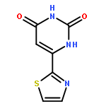 2,4(1H,3H)-Pyrimidinedione, 6-(2-thiazolyl)-