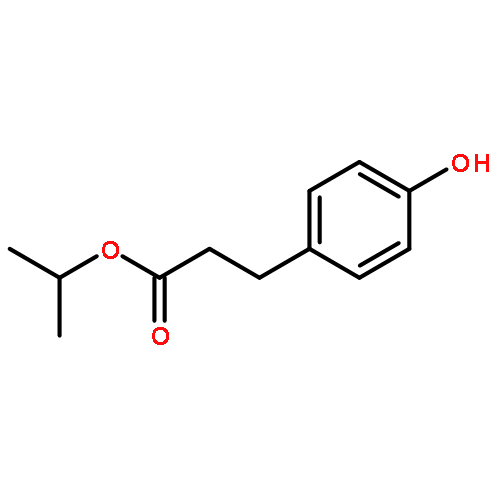 Benzenepropanoic acid, 4-hydroxy-, 1-methylethyl ester