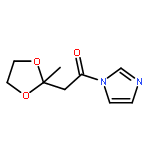 1H-Imidazole, 1-[(2-methyl-1,3-dioxolan-2-yl)acetyl]-