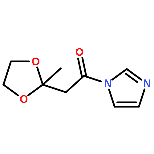 1H-Imidazole, 1-[(2-methyl-1,3-dioxolan-2-yl)acetyl]-