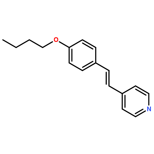 Pyridine, 4-[(1E)-2-(4-butoxyphenyl)ethenyl]-