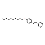 Pyridine, 4-[2-[4-(decyloxy)phenyl]ethenyl]-, (E)-