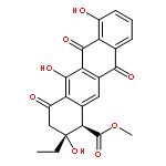 1-Naphthacenecarboxylicacid, 2-ethyl-1,2,3,4,6,11-hexahydro-2,5,7-trihydroxy-4,6,11-trioxo-, methylester, (1R,2R)-