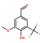 Benzaldehyde, 4-hydroxy-3-methoxy-5-(trifluoromethyl)-