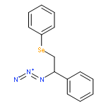 Benzene, [(2-azido-2-phenylethyl)seleno]-