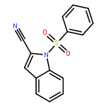 1-(Phenylsulfonyl)indole-2-carbonitrile