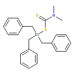 Stannane, [[(dimethylamino)thioxomethyl]thio]tris(phenylmethyl)-