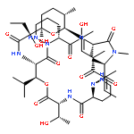 (2S)-2-hydroxy-N-[(4aR,7S,10R,16aS,19R,22S,23S)-6-hydroxy-19-[(1S)-1-hydroxyethyl]-7,9,10-trimethyl-22-(1-methylethyl)-5,8,11,17,20,24-hexaoxodocosahydro-13H,22H-dipyridazino[6,1-f:6',1'-o][1,4,7,10,13,16]oxapentaazacyclononadecin-23-yl]-2-{(2R,5S,6S)-2-h