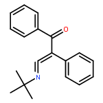 2-Propen-1-one, 3-[(1,1-dimethylethyl)imino]-1,2-diphenyl-, (±)-