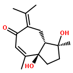 6(1H)-Azulenone,2,3,3a,7,8,8a-hexahydro-1,3a-dihydroxy-1,4-dimethyl-7-(1-methylethylidene)-,(1S,3aR,8aR)-