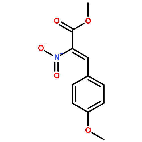 2-Propenoic acid, 3-(4-methoxyphenyl)-2-nitro-, methyl ester