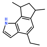 (+)-(6R,8S)-4-ethyl-6,8-dimethyl-1,6,7,8-tetrahydro-1-aza-as-indacene