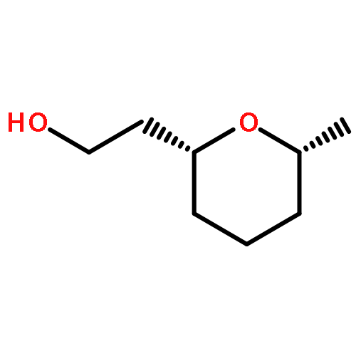 2H-Pyran-2-ethanol, tetrahydro-6-methyl-, cis-