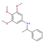 N-(1-phenyl-ethyl)-3,4,5-trimethoxy-phenyl-amine