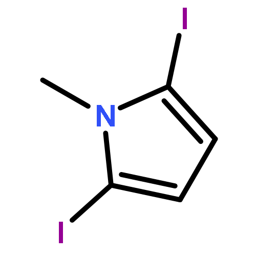 1H-Pyrrole, 2,5-diiodo-1-methyl-