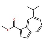 1-Azulenecarboxylic acid, 7-(1-methylethyl)-, methyl ester